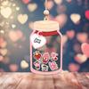 Деревянное подвесное украшение в виде бутылки с надписью «Love» на День святого Валентина, украшение в виде бутылки «Люблю тебя», ручная работа, подвесной декор для зеркала заднего вида автомобиля, кулон