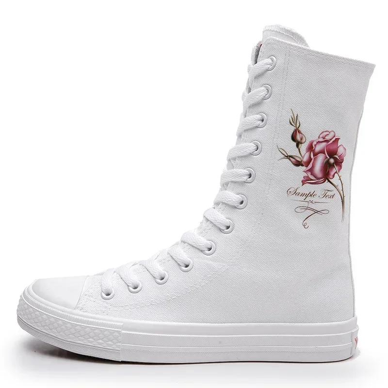 Мода 2024 года, новая весна-осень, женская обувь, повседневная обувь из парусины с высоким берцем, ботильоны, удобные ботинки на плоской подошве со шнуровкой и молнией, кроссовки 34-43