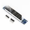 MAX7219 8-bit LED Display Module: Cascaded Serial Control Via 3 IO Ports