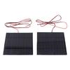 2pcs DC5V 500mA Solar Panel Cell Power Module Polycrystalline Silicon Solar Panel with 100cm Cable