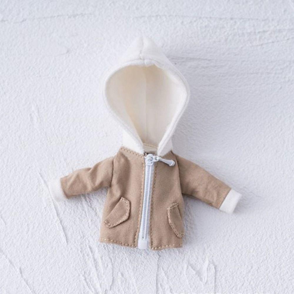 Handmade Doll Hoodies Mini Doll Coat for 1/12 BJD GSC P9 Dolls For 1/11 OB11 Obitsu11 Dolls