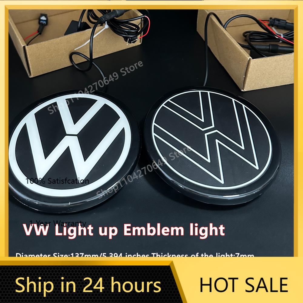 Для VW VOLKSWAGEN Новый VW Светящийся значок подсветка для GOlf7/7.5/8/passat/Jetta/polo/Taos/Touran/T-Roc/T-CRoss/Arteon