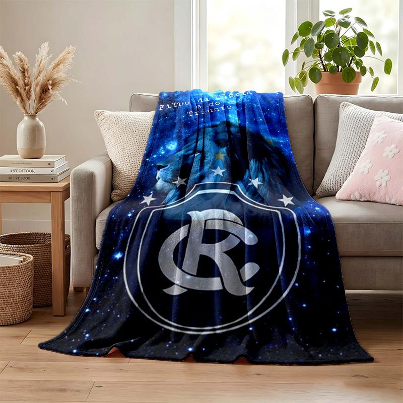 Clube do Remo blanket Flannel Blanket Soft Cozy Plush Throw for Sofa Bed Lightweight Home Decoration Gifts for Christmas various holidays