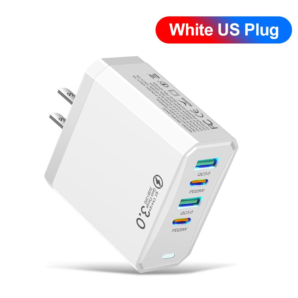 USB зарядное устройство Type C PD 25W Quick Charge 3.0 USB C быстрая зарядка настенный телефонный адаптер для iPhone Samsung Xiaomi Oneplus Poco QC3.0