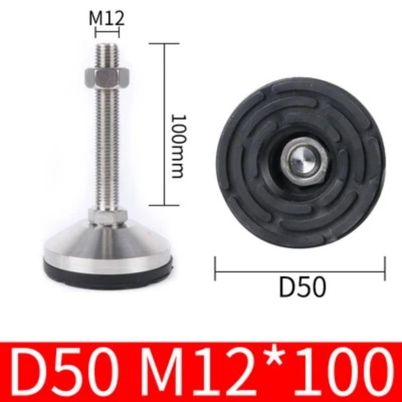 4 шт., нескользящая балансировочная чашка для ног из нержавеющей стали, регулируемая сверхмощная фиксированная ножка для промышленного оборудования, мебели