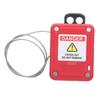 Lockout Tagout Cable Lock Регулируемый самоблокирующийся проволочный замок с кабелем из нержавеющей стали для электроприборов