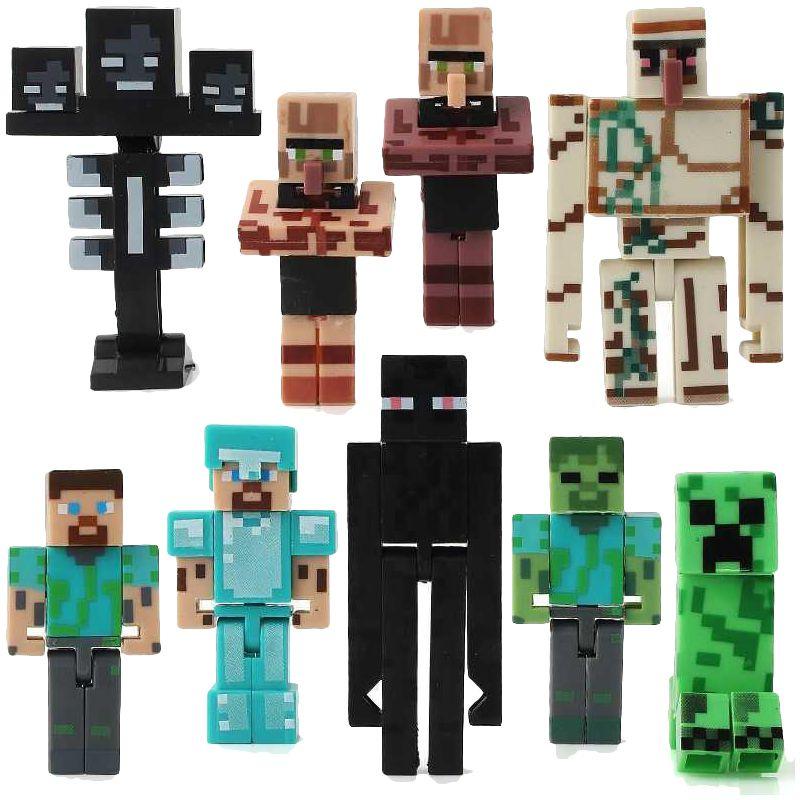 Коллекция фигурок-пазлов Minecraft Высококачественный домашний декор и подарок для геймеров