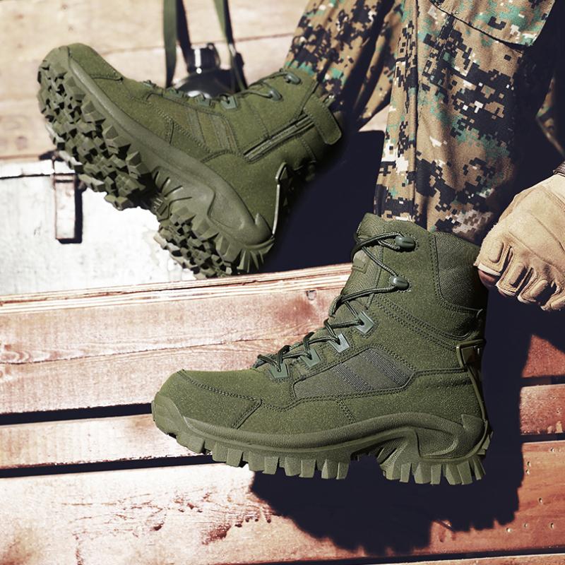 Мужские пустынные военные ботинки, нескользящие тактические ботинки для походов по пустыне, ботинки для охоты, мужские ботинки