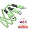 2.4A Макс. 3 в 1 USB-кабель для быстрой зарядки Lightning-кабель для iPhone Type C Кабель для зарядки мобильного телефона для Xiaomi Samsung USB Micro