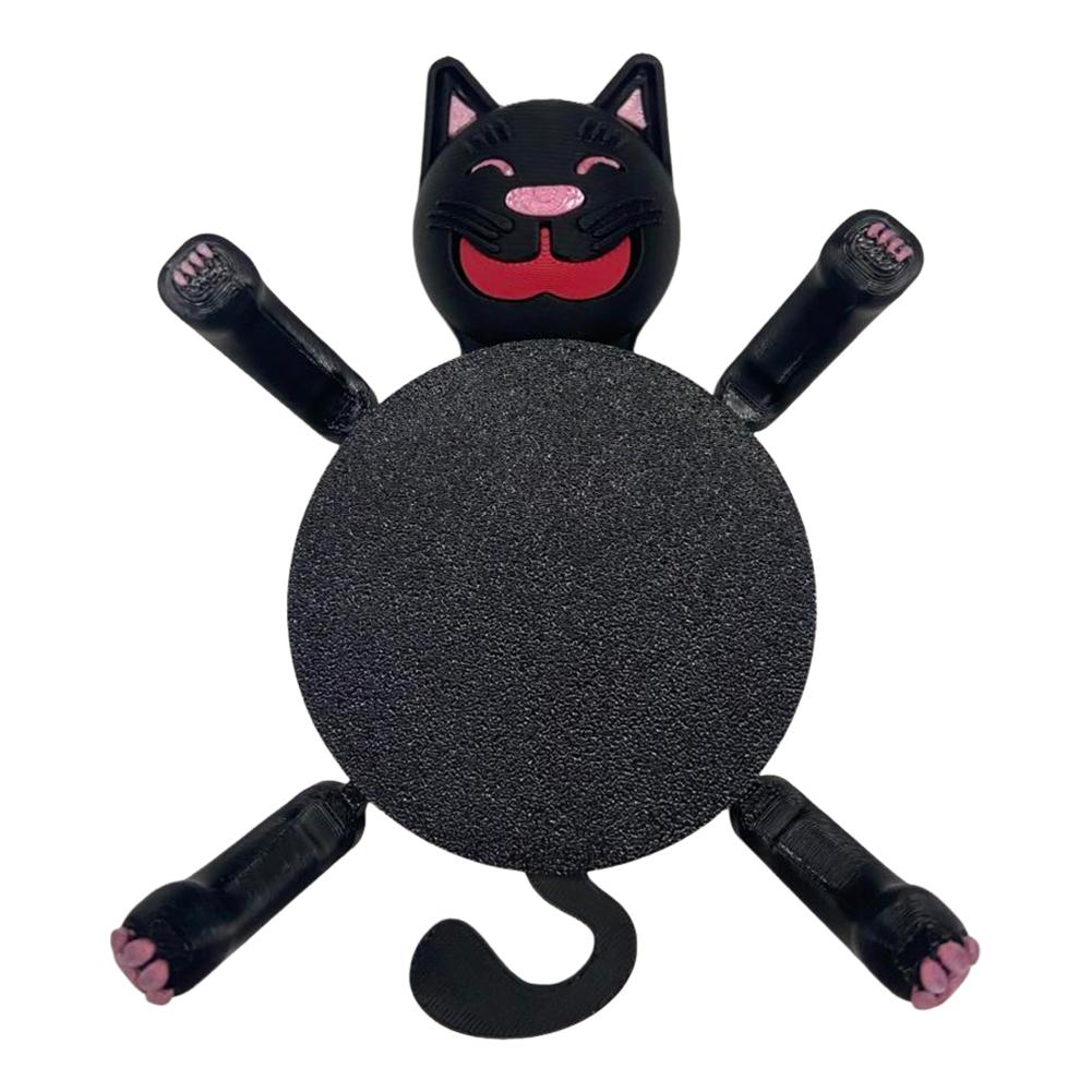 3D-печать Изолированная подставка под стакан Орнамент Снятие стресса Кружка Подставка Украшение Милый Котенок Подставка для кружки для украшения дома