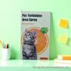 Спрей-отпугиватель для кошек и собак с апельсиновым ароматом - Для использования в помещении, чтобы отвадить кошек от кроватей