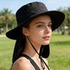 Складная шляпа от солнца с защитой шеи, легкая панама для мужчин и женщин, идеально подходит для походов и пляжа