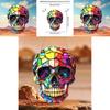 Fashion Colorful Skull Pattern Acrylic Glass Pendant For Party Gifts And Celebrations