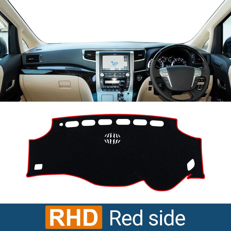 Автомобильные аксессуары для Toyota Alphard Vellfire AH20 2008-2010 2011 2012 2013 2014, приборная панель, избегайте света, анти-УФ-коврик