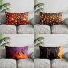 Home Decor Halloween Pumpkins Pattern Pillowcase Suitable For Sofa Bedroom Car Pillow Cover Cushion Rectangular Back Cushion
