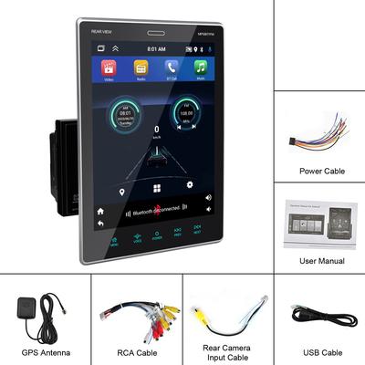 2 Din Carplay Автомобильный MP5-плеер 10,1-дюймовый сенсорный экран FM-радио Bluetooth