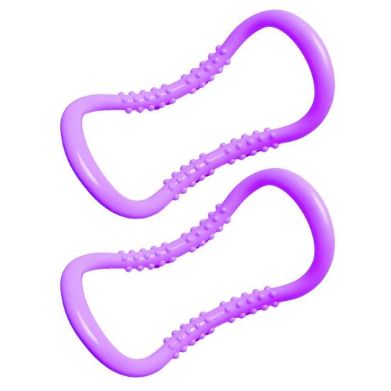 1/2 шт. Кольцо для йоги с массажными точками, портативное кольцо для массажа голени, фитнес-кольцо, пилатес, растяжка мышц, массажный круг, инструмент для домашнего спортзала