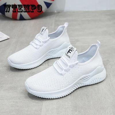 Женские кроссовки больших размеров, универсальная спортивная обувь для бега на мягкой подошве, дорожная повседневная обувь с дышащей сеткой