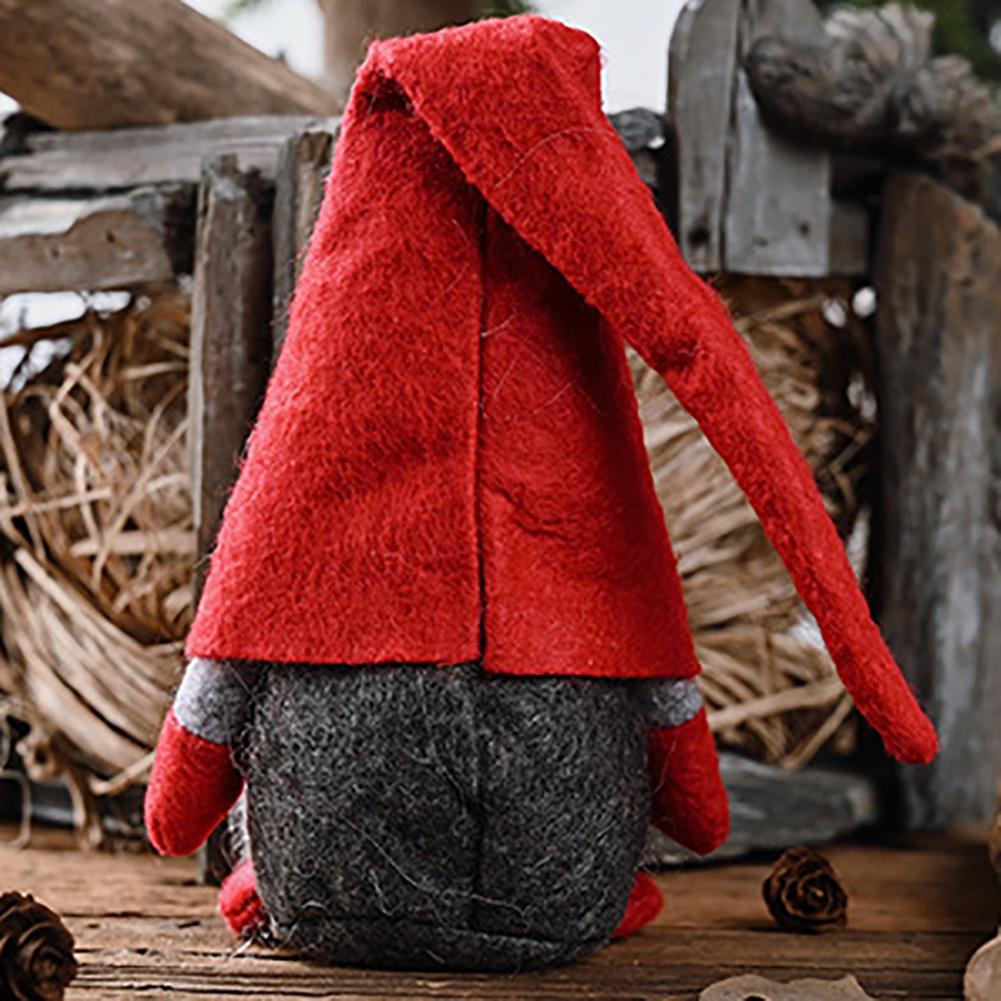 Lovely And Cute Gnome Doll With Long Red Hat Protect Your House And Bring You Happiness