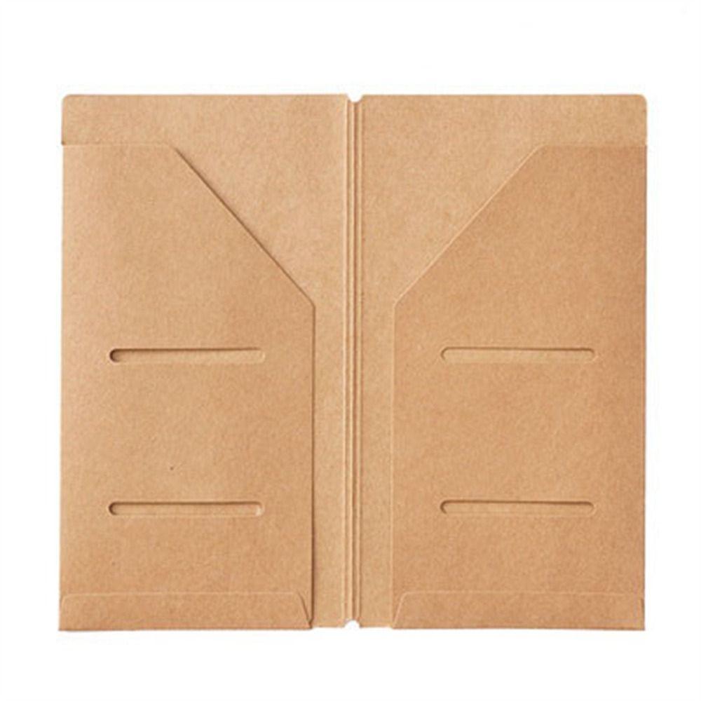 Journal Kraft Paper Diary Cards Storage Bag File Holder Tickets Cards Holder Card Holder Pocket