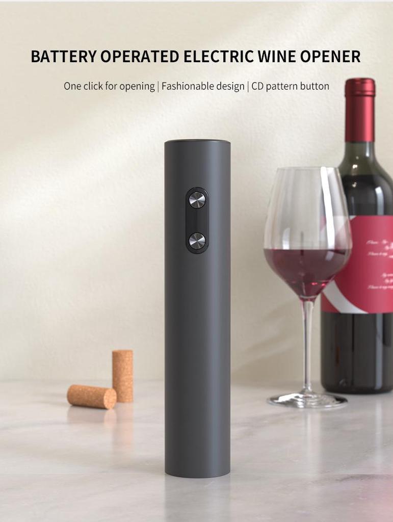 Электрический автоматический открывалка для винных бутылок Cross-Border, пластиковый материал