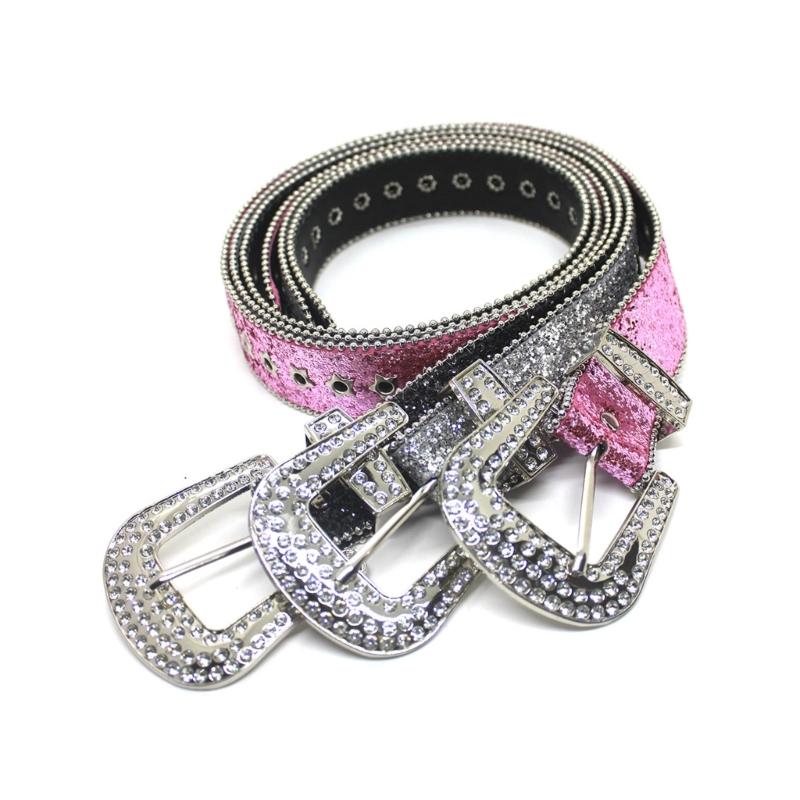 Пояс со стразами для платья, регулируемый пояс с пряжкой, блестящий широкий пояс с блестками, женский пояс для юбки