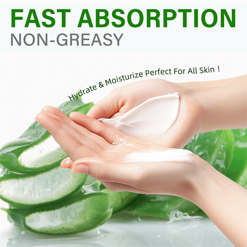 Органический крем для лица и тела, отлично подходит для кожи, успокаивающий увлажняющий крем после загара, 3,5 унции