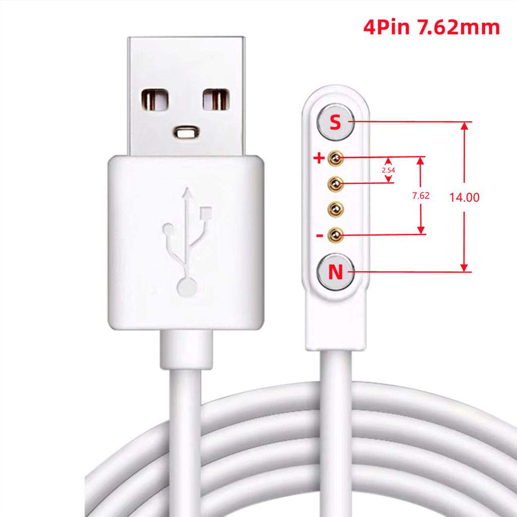 Умные часы Магнитная USB док-станция зарядное устройство 2pin 4pin зарядный кабель адаптер питания для детей умные часы соковыжималка косметическое устройство зубная щетка