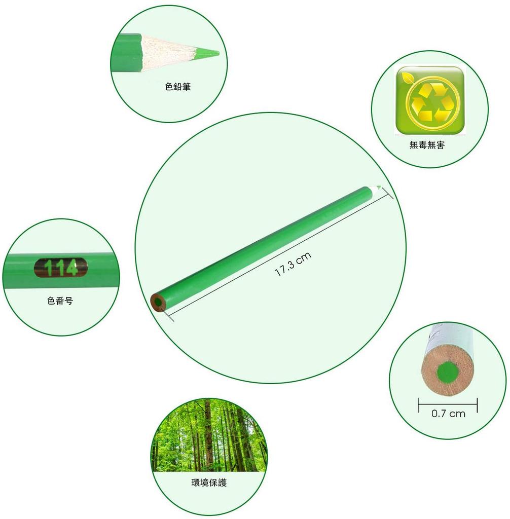 CDEK Colored Includes Pencil Paint and Eraser Water-Soluble Pencils, 180-Color Set, Sharpener, Brush,