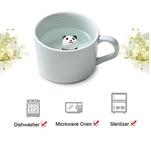 Керамическая кружка для кофе, молока, чая - 3D животное, утренняя чашка с пандой, лучший подарок для утреннего напитка, на свадьбу, день рождения, День отца, олень с большим носом