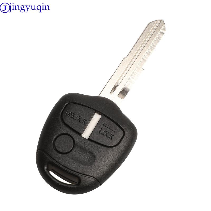 jingyuqin New 10PS Remote Car Key Shell Case Fob For Mitsubishi Pajero Sport Outlander Grandis ASX MIT11/MIT8 Blade