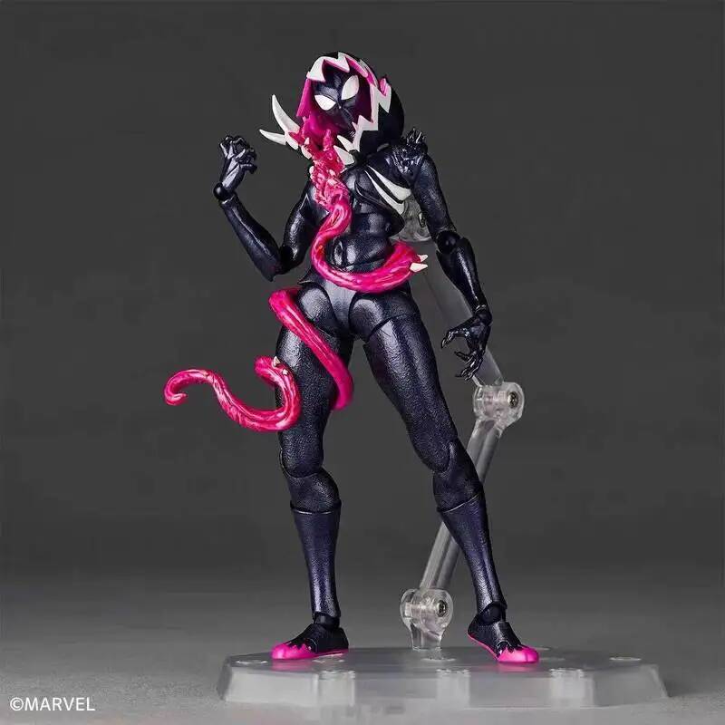 Новая 7-дюймовая фигурка Гвен Kaiyodo Amazing Yamaguchi Revoltech Фигурка Украшение Модель KO Куклы Игрушки Подарок Модель Игрушка Подарок