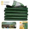 Водонепроницаемый чехол от дождя, УФ-блокирующий тент, тент, навес, тент, задний двор, сад, зеленый плотный полиэтиленовый брезент, защитный чехол