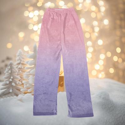 Женские зимние брюки, длинные брюки, принтованные брюки