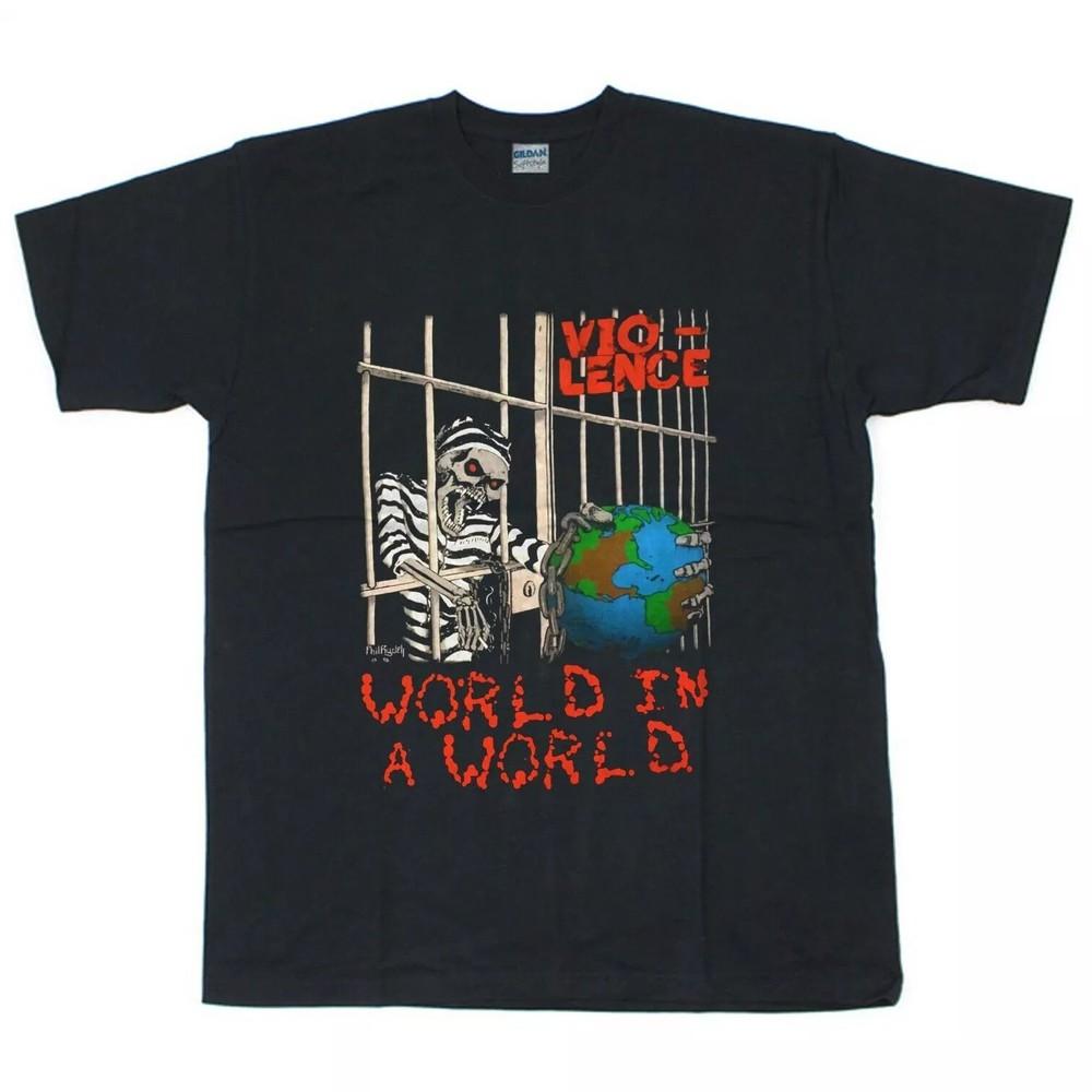 VIO-LENCE Tour Concert 1990 T-shirt Black Men S-234XL HK113 Unisex T-Shirt