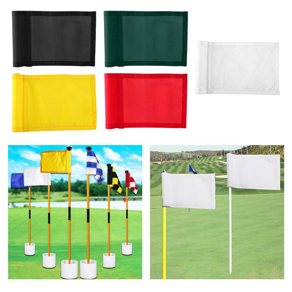 Putting Green Flags - Solid Color Flags, Golf Flags for Yard, Golf Pin Flags,