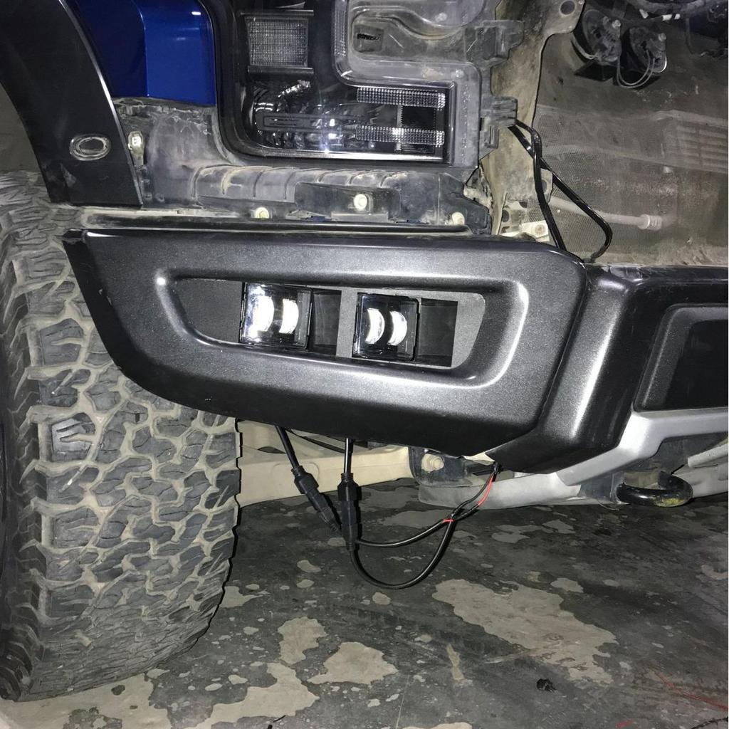 Ford Raptor F150 (2017-2020) LED Fog & Daytime Running Lights for Front Bumper.