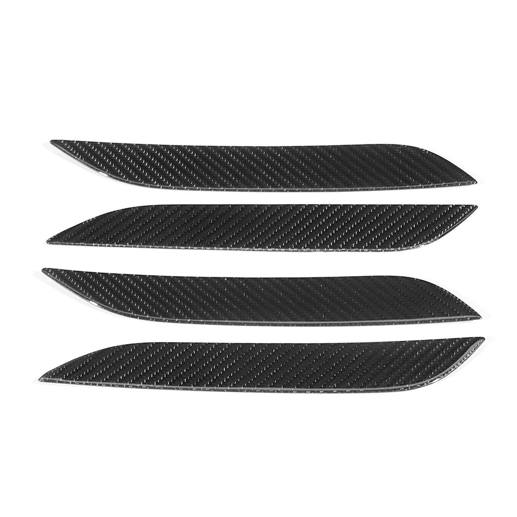 Carbon Fiber Car Door Handle Cover Trim Fits for Tesla Model S 16 18