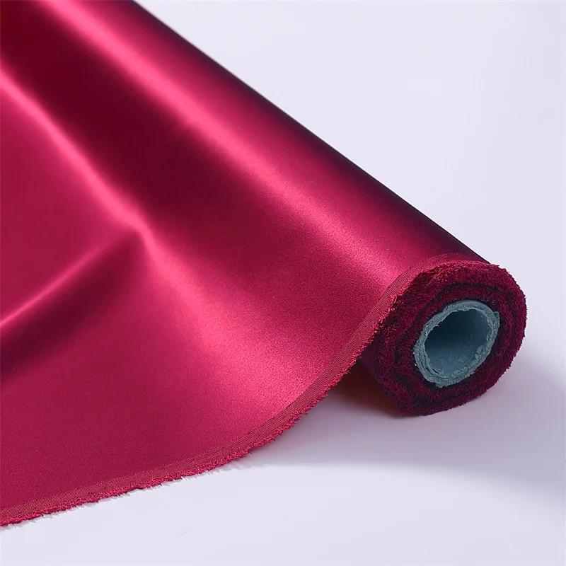 22 Момме 100% чистый шелк тутового шелкопряда ткани шармез текстильная вышивка одежда простая атласная шелковая ткань 100x114 см