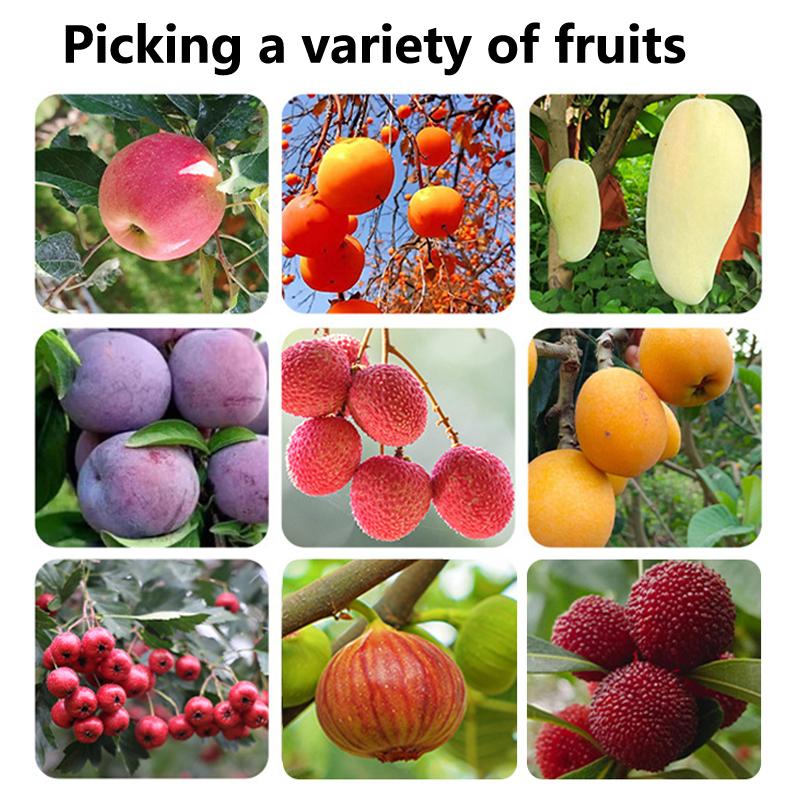 Головка для сбора фруктов в саду, Сад, Яблоки, Груши, Апельсины, Инструмент для сбора фруктов с высоких деревьев, Мешочек для сбора фруктов, Съемный, Коллектор фруктов для фермы