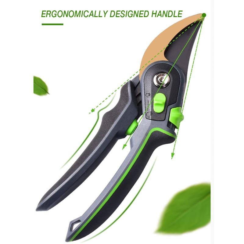 Садовые секаторы из нержавеющей стали Инструменты для обрезки Садовые инструменты Ножницы Резак Сбор фруктов Сорняки Домашние ветки в горшках Секатор