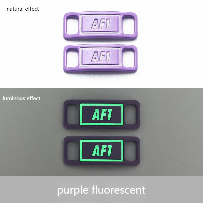 № 8, 2 шт., шнурки с флуоресцентной пряжкой для обуви, светящиеся шнурки для кроссовок AF1, аксессуары для обуви, декоративные шнурки
