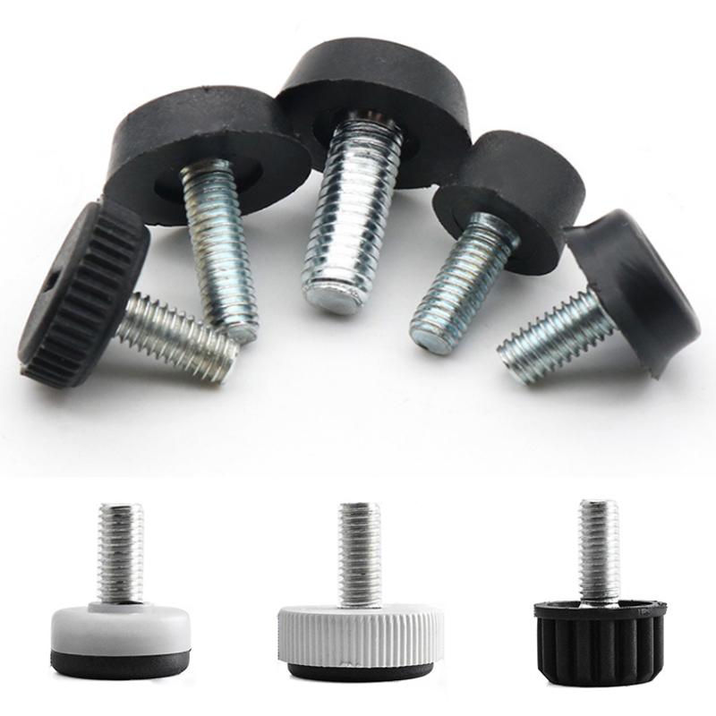 5 шт. Стальные ножки для мебели Противоскользящее основание Ножки для стола Шкафа Подушка Регулируемые Выравнивающие Ножки для пола Ножки для стула Выравниватель Ножки для стола M6 M8 M10