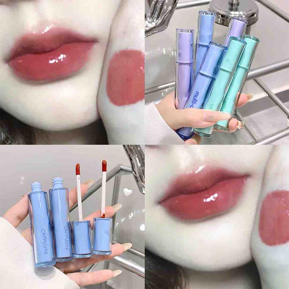 CAPPUVINI Crystal Lip Glaze Moisturizing Lip Care Lip Gloss