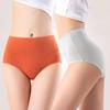 LANGSHA 4 шт., большие размеры M-5XL, трусики с высокой талией, женское мягкое хлопковое нижнее белье, трусы с принтом, женское нижнее белье