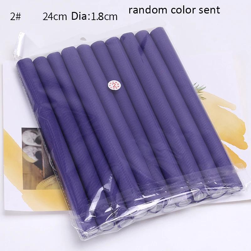 10 шт. гибкие щипцы для завивки волос, бигуди для волос, мягкая пена, изгибающиеся кудри, гибкие ролики, инструменты для укладки волос, валик для волос без нагрева