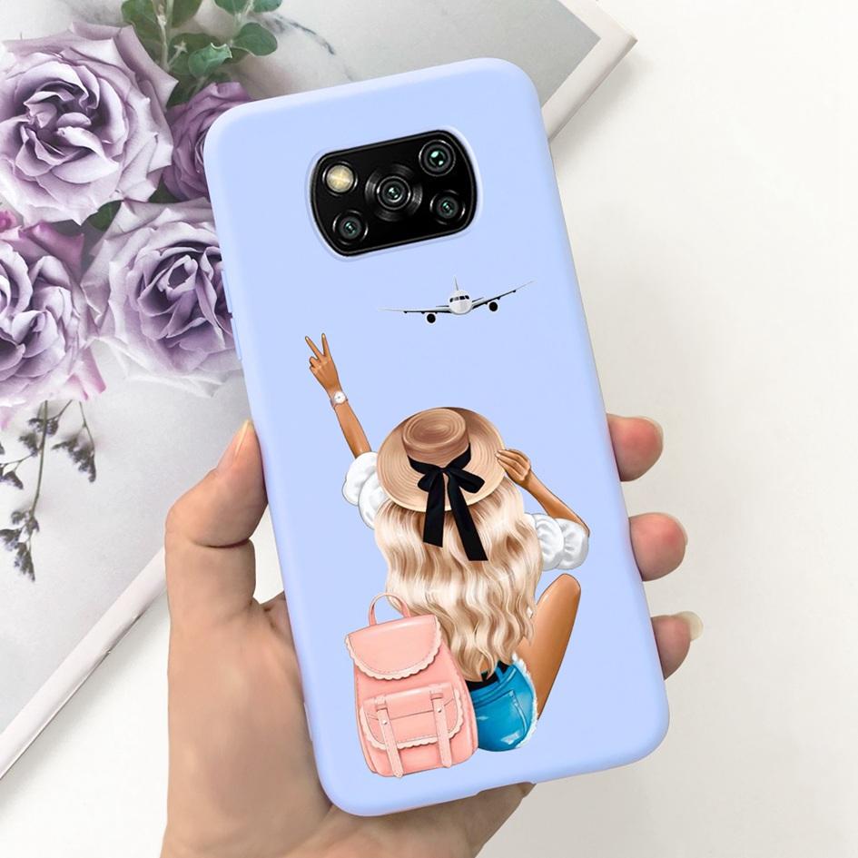 Case For Xiaomi Poco X3 Pro NFC Phone Cover Lovely Dinoaur Butterfly Silicone Soft Cases For Xiaomi Poco X3 GT X3Pro X3NFC Coque