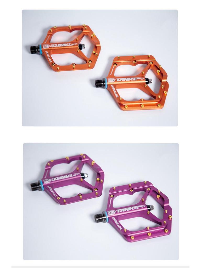 CNC Aluminum Mountain Bike Pedals – Colorful, Durable Off-Road Accessories
