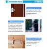 KERUI Wireless Independent Door Magnetic Alarm System 120dB Door Security Alarm Window Door Opening Sensors with Remote Control