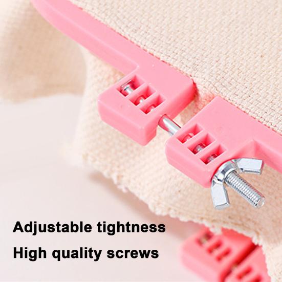 Двухслойная настольная подставка для пялец, регулируемый держатель для пялец для вышивки крестом без помощи рук, швейные инструменты для самостоятельного шитья